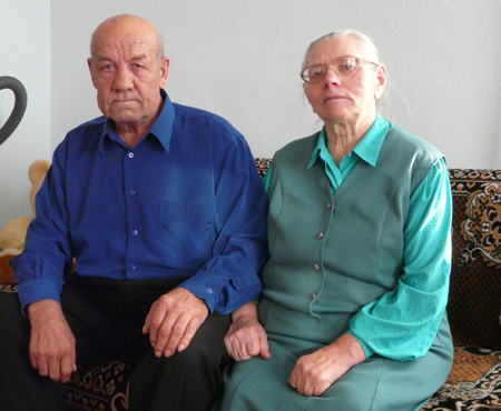 Шмидт Адам Адамович и Ирма Ивановна ноябрь 2009 г.