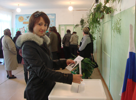 18-летняя Анастасия Шевченко из Боевого голосовала в первый раз.