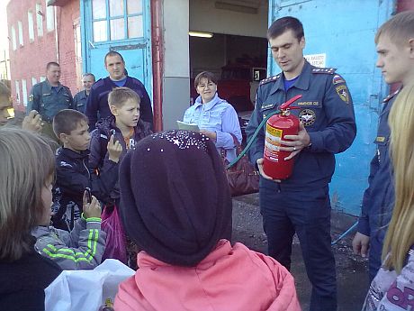 Экскурсия в пожарной части № 64.