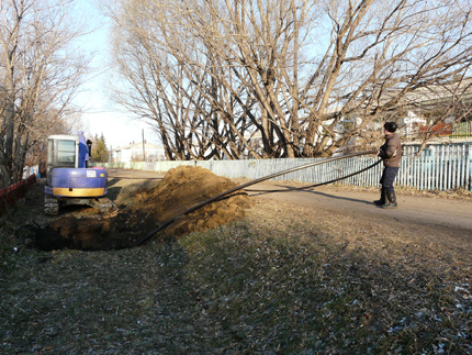 Осенью 2013 года к объектам соцкультбыта в Боевом был проложен газопровод.