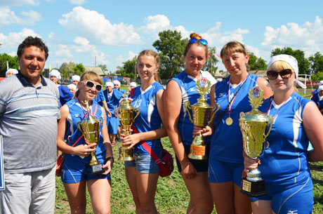 Исилькульские волейболистки - лучшие в области.